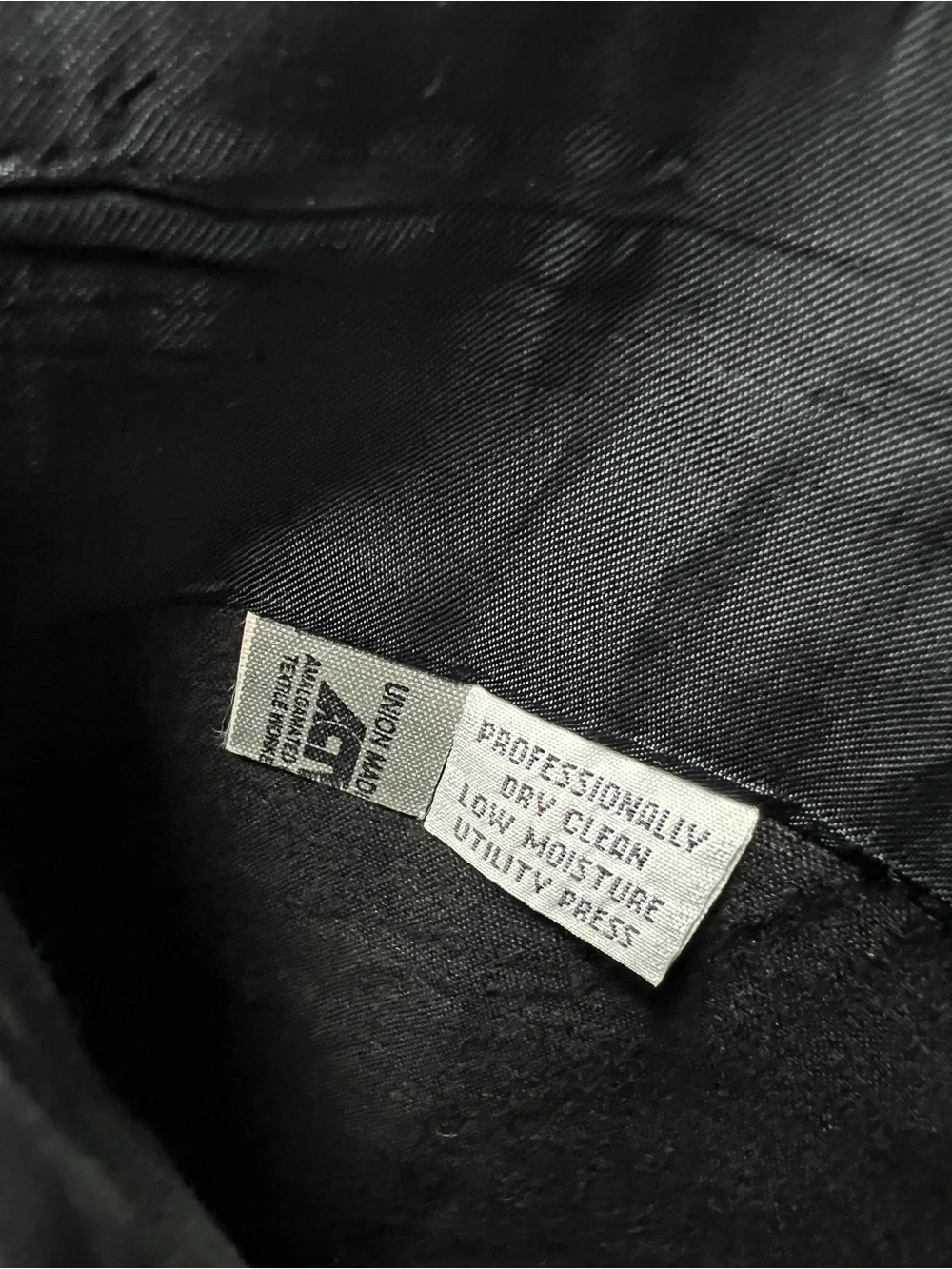 HUGO BOSS Vintage Men's 38R Black Al Capone Double Breasted Blazer Jacket